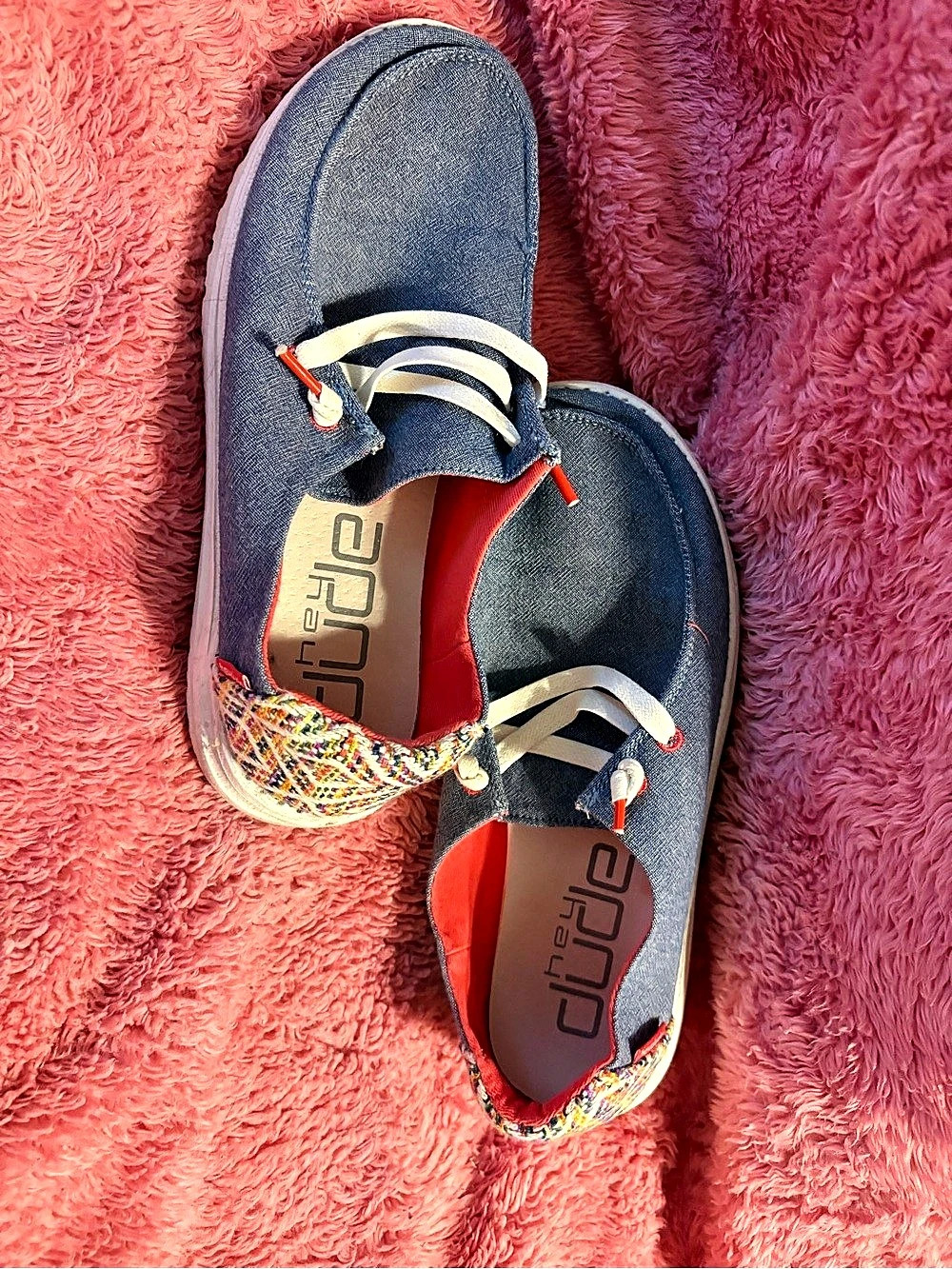 Hey Dude Women's Blue Multicolor Size US 8